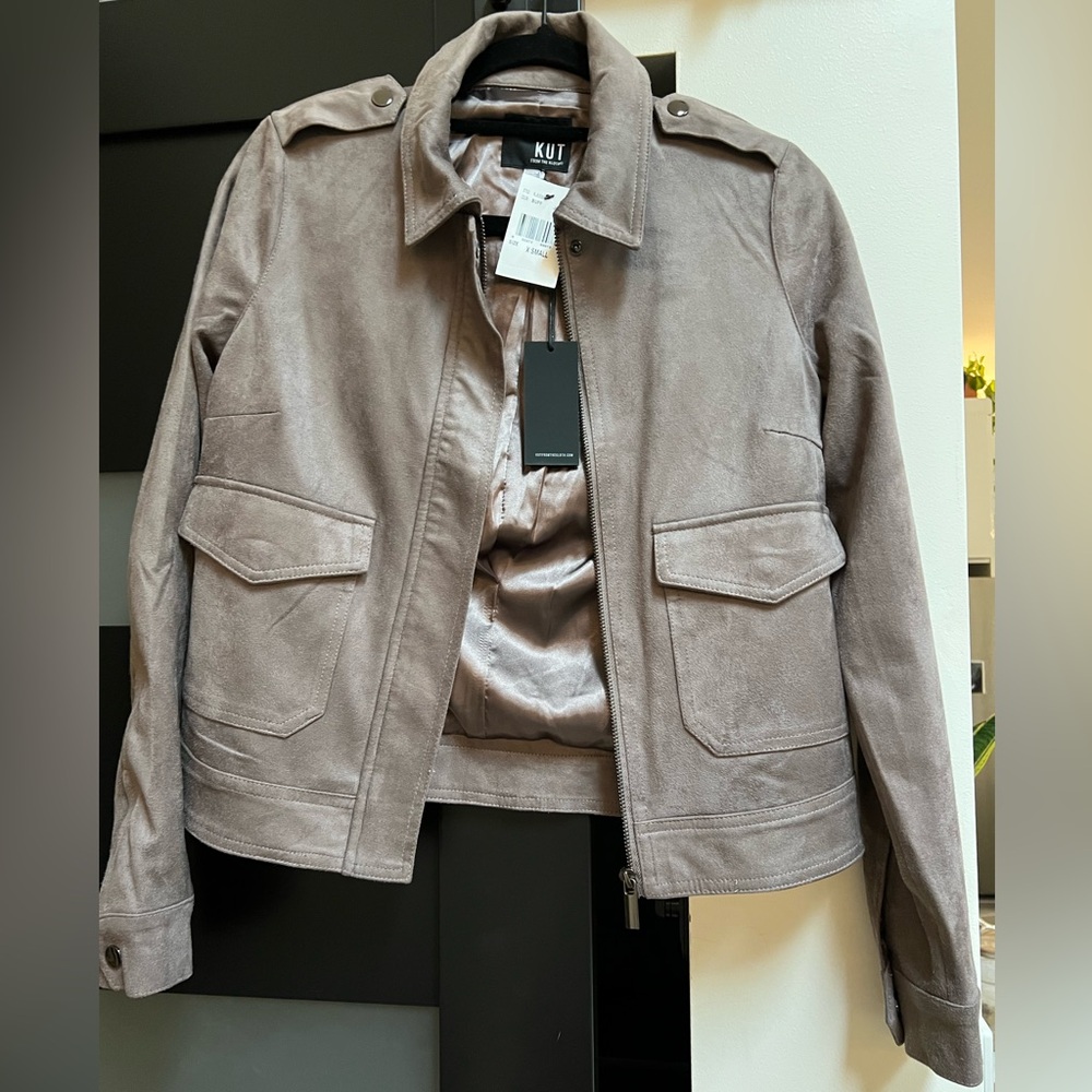 Kut from the Kloth suede jacket